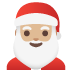 🎅🏼 Santa Claus: medium-light skin tone display on Google